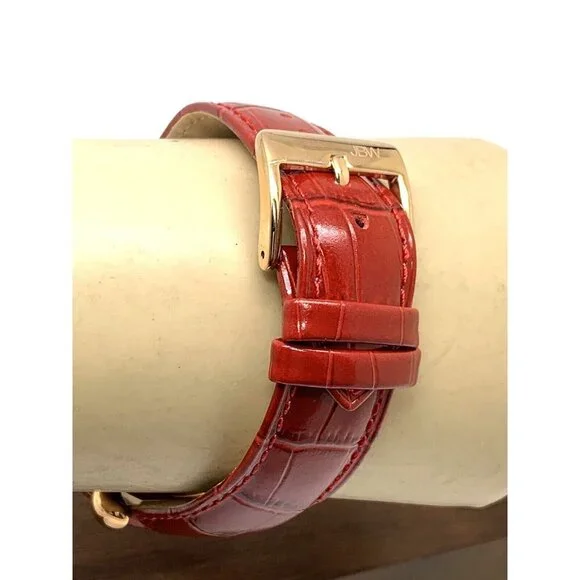 JBW Women's Watch JB6210LW Diamond Quartz Chronograph Rose Gold Red Leat… - Picture 13 of 15